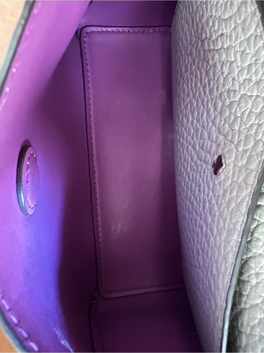 kate spade Pebbled Leather Crossbody Bag in Light Gray - Picture 6 of 17